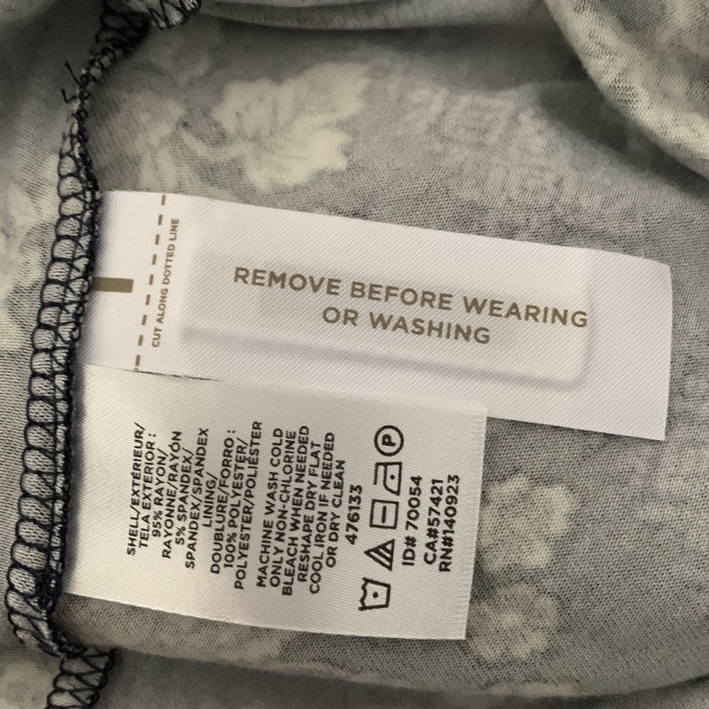 NWT Loft Floral Faux Wrap Dress - Picture 8 of 8